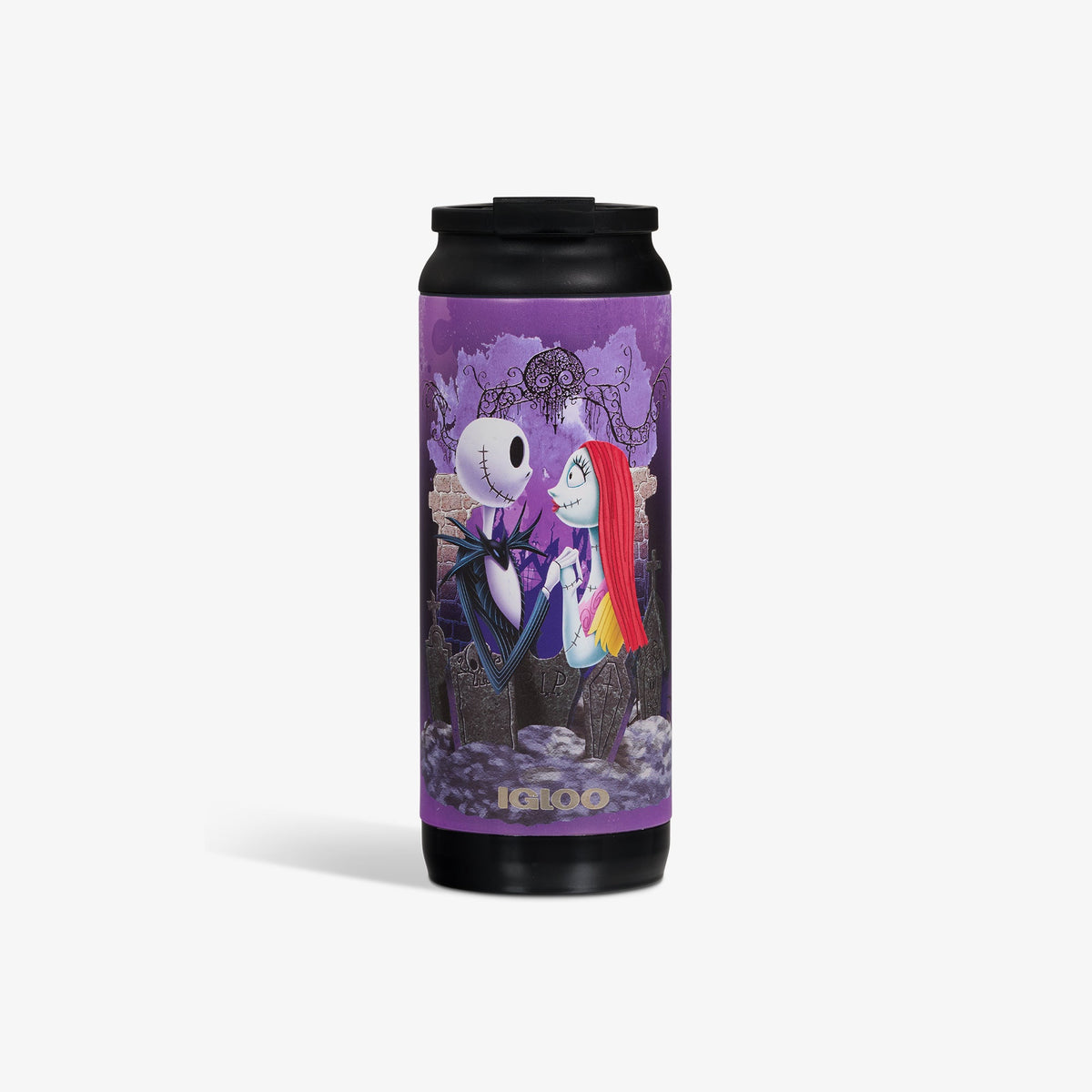 Disney Tim Burton’s The Nightmare Before Christmas Jack Skellington & Sally 16 Oz Flip ‘n’ Sip Tumbler