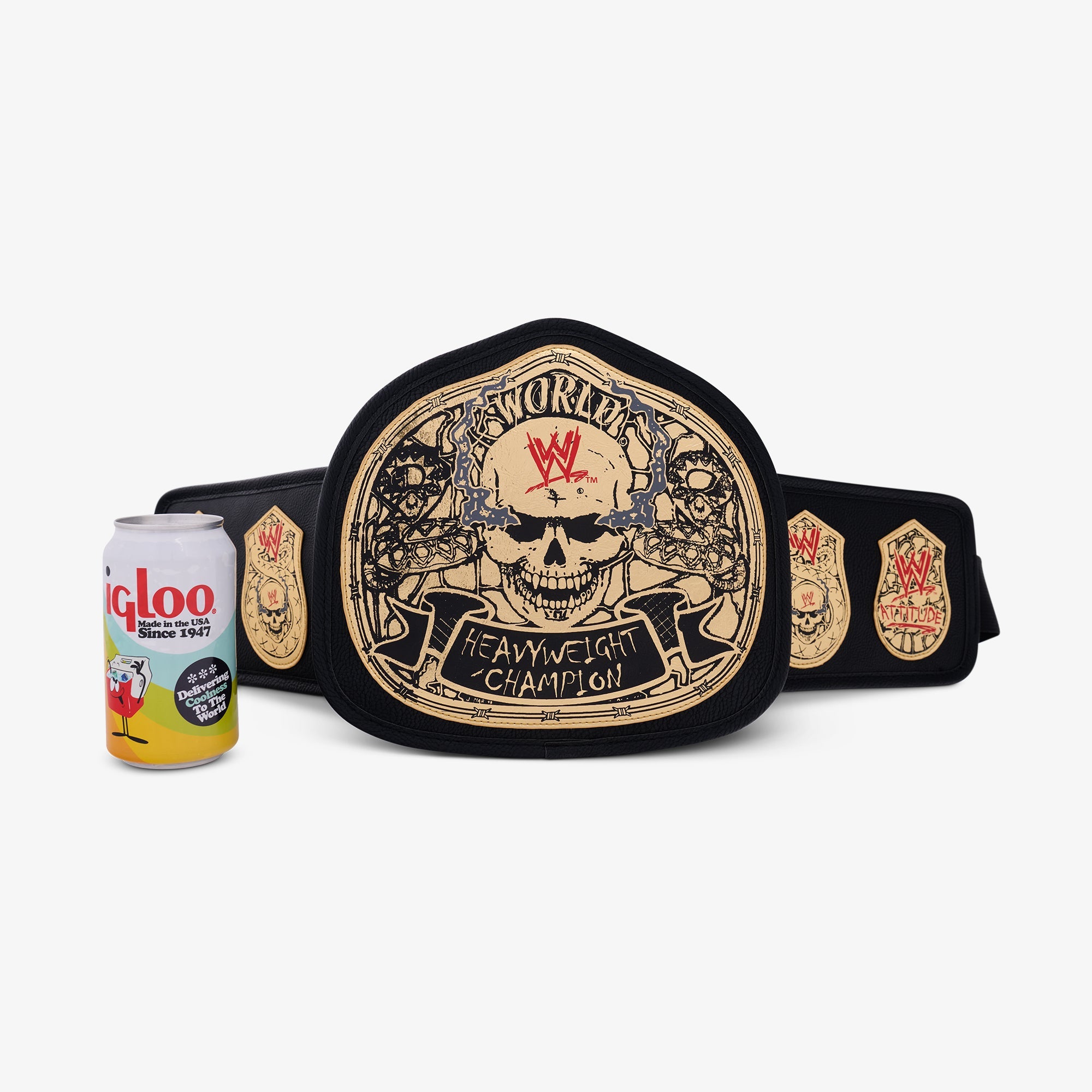 WWE Stone Cold Steve Austin Smoking Skull Championship Fanny Pack